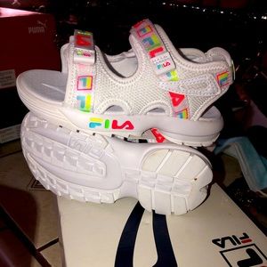 Infant fila sandals
